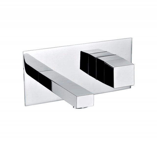 Madrid Wall Mounted Concealed Basin Mixer with Spout